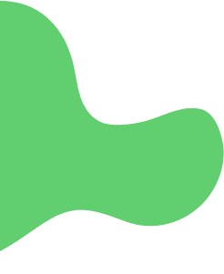A green blob is shown on the black background.